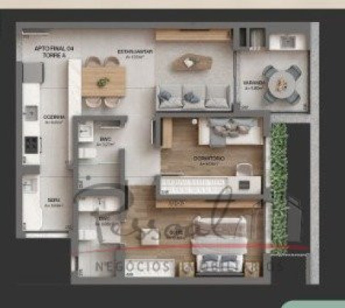 Imagem Apartamento com 2 Quartos à Venda, 76 m² em Cacupé - Florianópolis