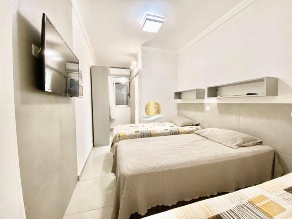 Imagem Apartamento com 1 Quarto à Venda, 55 m² em Tombo - Guarujá