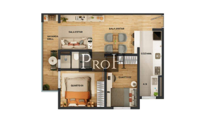 Imagem Apartamento com 2 Quartos à Venda, 56 m² em Baeta Neves - São Bernardo Do Campo