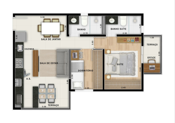 Imagem Imóvel com 2 Quartos à Venda, 101 m² em Jardim - Santo André Imagem Imóvel com 2 Quartos à Venda, 101 m² em Jardim - Santo André