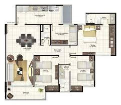 Imagem Apartamento com 1 Quarto à Venda, 103 m² em Ilhotas - Teresina