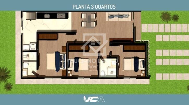 Imagem Casa com 3 Quartos à Venda, 77 m² em Baraunas - Vitória Da Conquista Imagem Casa com 3 Quartos à Venda, 77 m² em Baraunas - Vitória Da Conquista