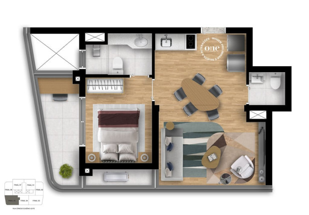 Imagem Apartamento com 1 Quarto à Venda, 40 m² em Pinheiros - São Paulo