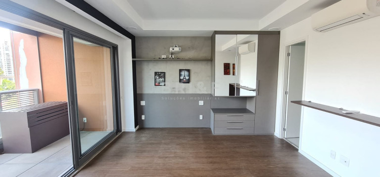Imagem Apartamento com 1 Quarto para Alugar, 40 m² em Brooklin Paulista - São Paulo