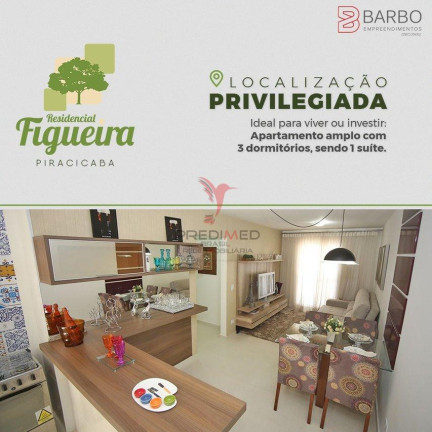 Imagem Apartamento com 3 Quartos à Venda, 71 m² em Dois Corregos - Piracicaba