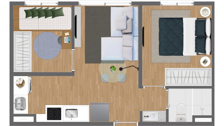 Imagem Apartamento com 2 Quartos à Venda, 40 m² em Jardim Lajeado - São Paulo Imagem Apartamento com 2 Quartos à Venda, 40 m² em Jardim Lajeado - São Paulo