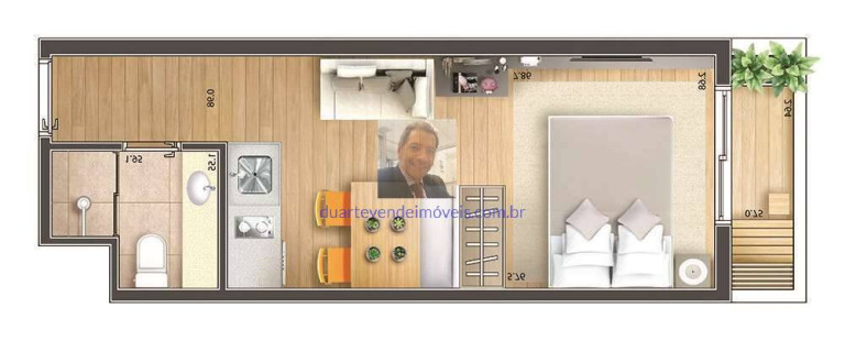 Imagem Apartamento com 1 Quarto à Venda, 26 m² em Granja Viana - Cotia Imagem Apartamento com 1 Quarto à Venda, 26 m² em Granja Viana - Cotia