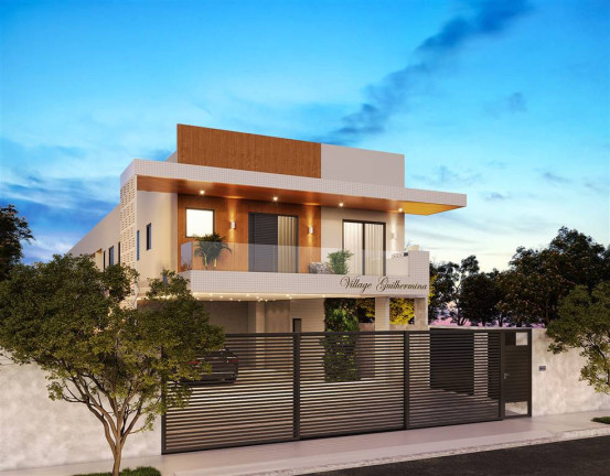 Imagem Casa de Condomínio com 2 Quartos à Venda, 55 m² em Guilhermina - Praia Grande