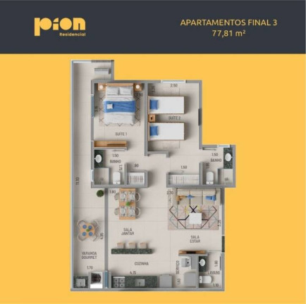 Imagem Apartamento com 2 Quartos à Venda, 71 m² em Itaguá - Ubatuba