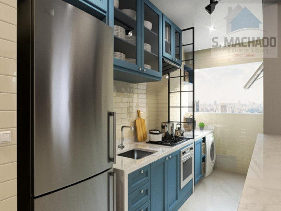 Imagem Apartamento com 2 Quartos à Venda, 53 m² em Vila Tibiriça - Santo André Imagem Apartamento com 2 Quartos à Venda, 53 m² em Vila Tibiriça - Santo André