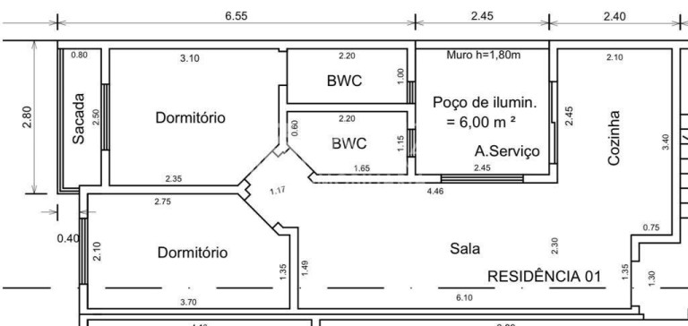Apartamento com 2 Quartos à Venda, 46 m² em Vila Camilópolis - Santo André