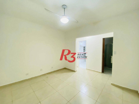 Imagem Apartamento com 1 Quarto para Alugar, 40 m² em Embaré - Santos