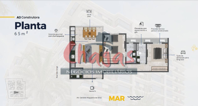 Imagem Apartamento com 2 Quartos à Venda, 60 m² em Praia Das Palmeiras - Caraguatatuba Imagem Apartamento com 2 Quartos à Venda, 60 m² em Praia Das Palmeiras - Caraguatatuba