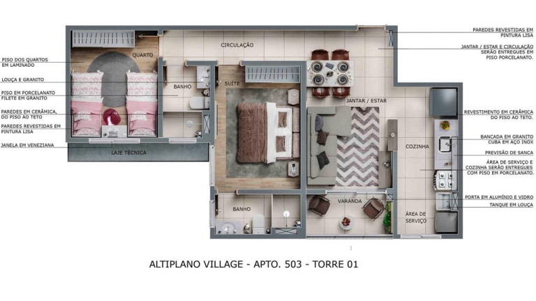 Imagem Apartamento com 2 Quartos à Venda, 94 m² em Altiplano Cabo Branco - João Pessoa Imagem Apartamento com 2 Quartos à Venda, 94 m² em Altiplano Cabo Branco - João Pessoa
