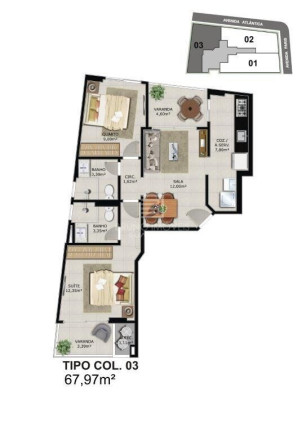 Imagem Apartamento com 2 Quartos à Venda, 67 m² em Praia Do Morro - Guarapari Imagem Apartamento com 2 Quartos à Venda, 67 m² em Praia Do Morro - Guarapari