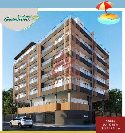 Apartamento com 2 Quartos à Venda, 74 m² em Itagua - Ubatuba