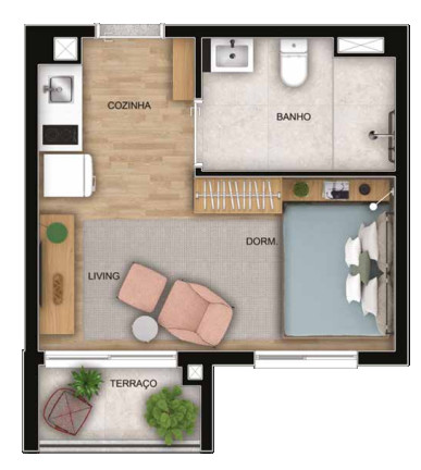 Imagem Apartamento à Venda, 27 m² em Vila Olímpia - São Paulo Imagem Apartamento à Venda, 27 m² em Vila Olímpia - São Paulo