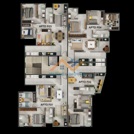 Imagem Apartamento com 3 Quartos à Venda, 85 m² em Veneza - Ipatinga