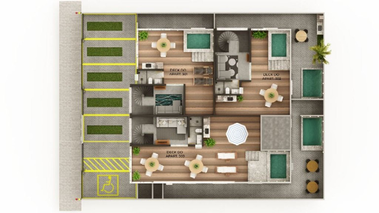 Imagem Apartamento com 2 Quartos à Venda, 55 m² em Bessa - João Pessoa