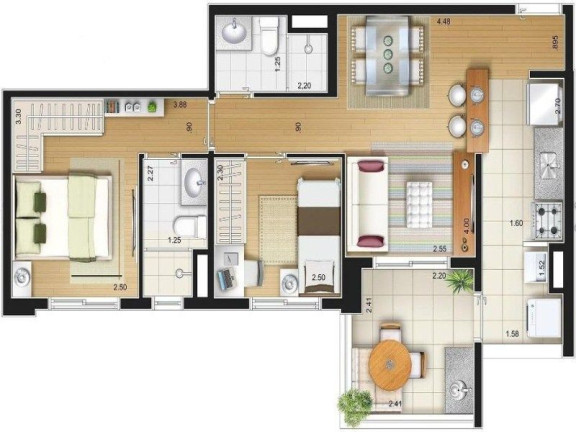 Imagem Apartamento com 2 Quartos à Venda, 57 m² em Vila Prudente (zona Leste) - São Paulo Imagem Apartamento com 2 Quartos à Venda, 57 m² em Vila Prudente (zona Leste) - São Paulo