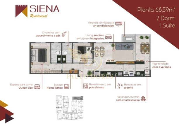 Imagem Apartamento com 2 Quartos à Venda, 76 m² em Itaguá - Ubatuba