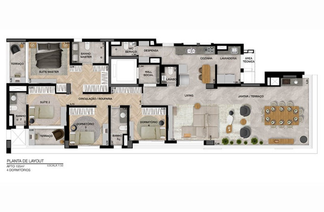 Imagem Apartamento com 3 Quartos à Venda, 167 m² em Mooca - São Paulo