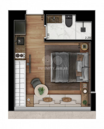 Imagem Apartamento com 1 Quarto à Venda, 30 m² em Jardim Paulista - São Paulo
