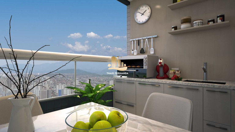 Imagem Apartamento com 1 Quarto à Venda, 37 m² em Aviação - Praia Grande