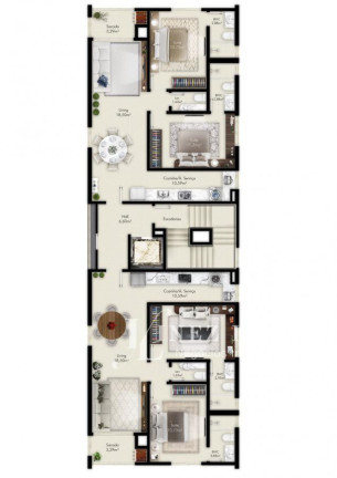 Imagem Apartamento com 2 Quartos à Venda, 72 m² em Balneário Perequê - Porto Belo Imagem Apartamento com 2 Quartos à Venda, 72 m² em Balneário Perequê - Porto Belo