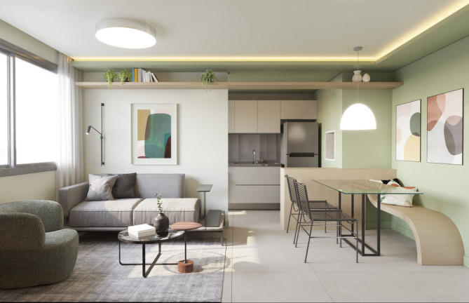 Imagem Imóvel com 1 Quarto à Venda, 30 m² em Central Parque - Porto Alegre