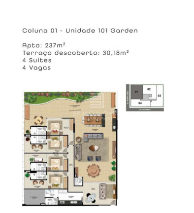 Imagem Apartamento com 4 Quartos à Venda, 221 m² em Praia Do Morro - Guarapari Imagem Apartamento com 4 Quartos à Venda, 221 m² em Praia Do Morro - Guarapari