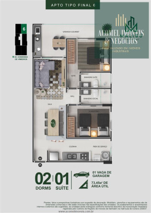 Imagem Apartamento com 2 Quartos à Venda, 73 m² em Centro - Itanhaem Imagem Apartamento com 2 Quartos à Venda, 73 m² em Centro - Itanhaem