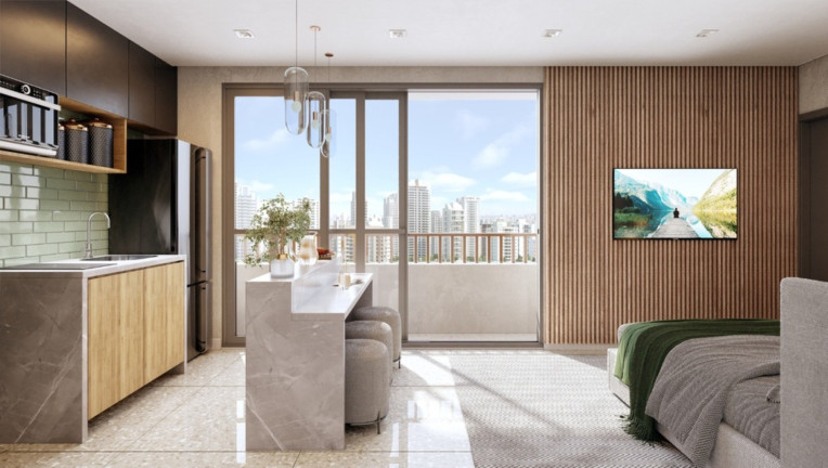 Imagem Imóvel com 1 Quarto à Venda, 24 m² em Cerqueira César - São Paulo