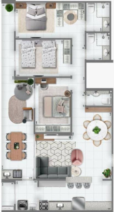 Imagem Apartamento com 3 Quartos à Venda, 115 m² em Guilhermina - Praia Grande Imagem Apartamento com 3 Quartos à Venda, 115 m² em Guilhermina - Praia Grande