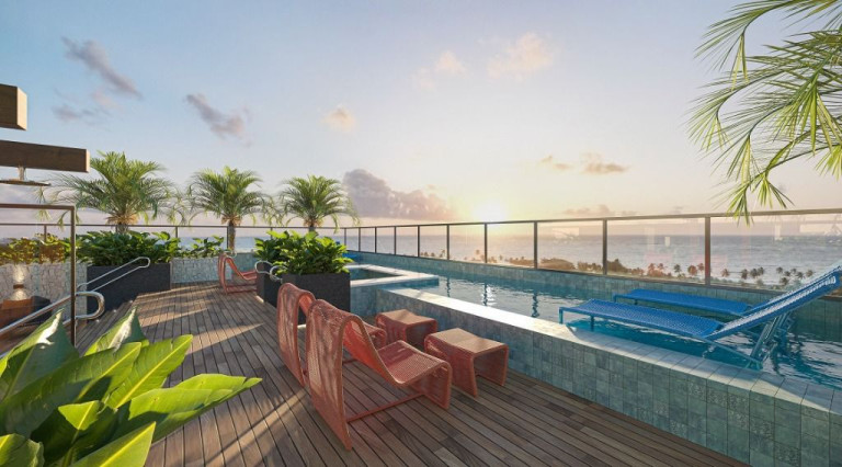 Imagem Apartamento com 1 Quarto à Venda, 36 m² em Ponta De Campina - Cabedelo