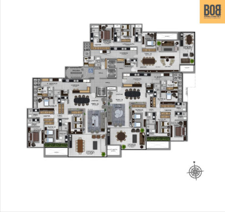 Imagem Apartamento com 4 Quartos à Venda, 205 m² em Ponta Verde - Maceió Imagem Apartamento com 4 Quartos à Venda, 205 m² em Ponta Verde - Maceió