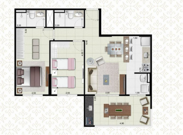 Imagem Apartamento com 2 Quartos à Venda, 72 m² em Vila Atlântica - Mongagua Imagem Apartamento com 2 Quartos à Venda, 72 m² em Vila Atlântica - Mongagua
