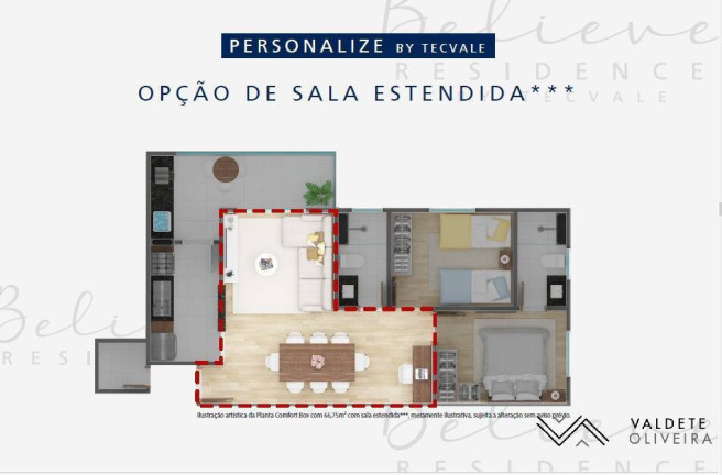 Imagem Apartamento com 2 Quartos à Venda, 67 m² em Jardim Ismênia - São José Dos Campos