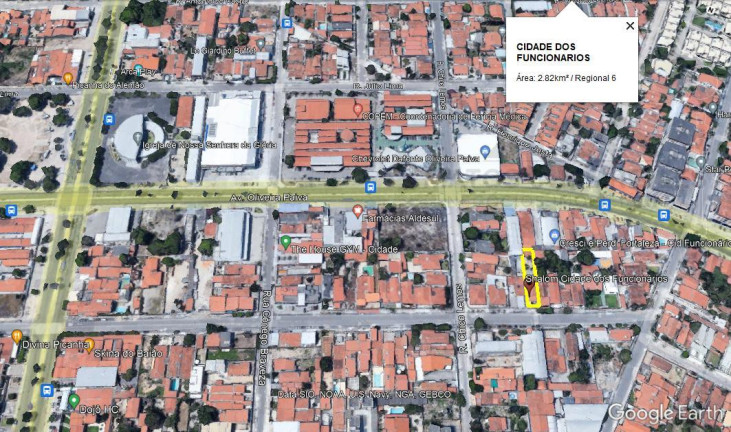 Terreno à Venda, 520 m² em Cidade Dos Funcionários - Fortaleza