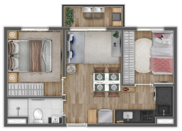 Imagem Apartamento com 2 Quartos à Venda, 43 m² em Ipiranga - São Paulo Imagem Apartamento com 2 Quartos à Venda, 43 m² em Ipiranga - São Paulo