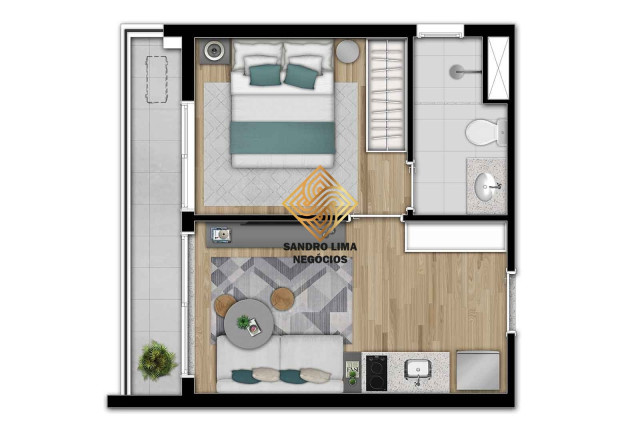 Imagem Apartamento com 1 Quarto à Venda, 29 m² em Sumaré - São Paulo