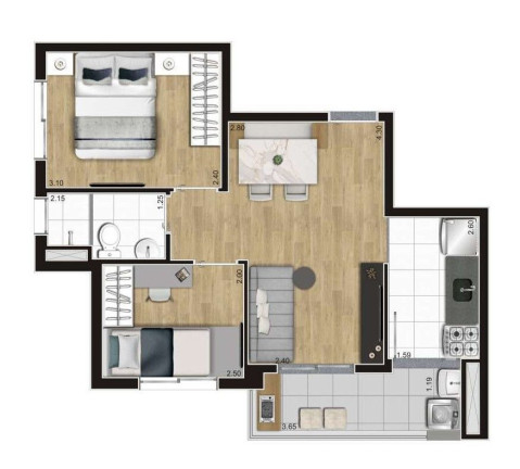 Imagem Apartamento com 2 Quartos à Venda, 42 m² em Itaquera - São Paulo Imagem Apartamento com 2 Quartos à Venda, 42 m² em Itaquera - São Paulo