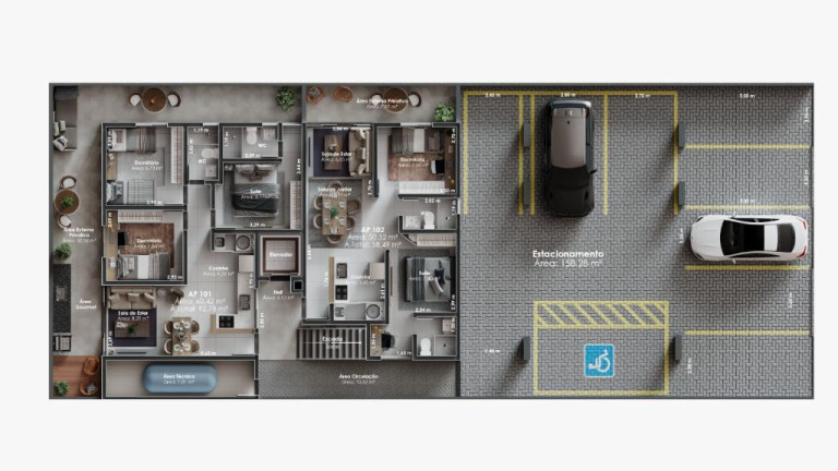 Imagem Apartamento com 3 Quartos à Venda, 74 m² em Altiplano Cabo Branco - João Pessoa Imagem Apartamento com 3 Quartos à Venda, 74 m² em Altiplano Cabo Branco - João Pessoa