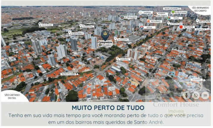 Imagem Apartamento com 2 Quartos à Venda, 48 m² em Campestre - Santo André Imagem Apartamento com 2 Quartos à Venda, 48 m² em Campestre - Santo André