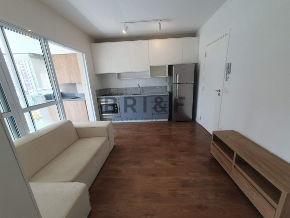 Imagem Apartamento com 1 Quarto para Alugar, 37 m² em Brooklin - São Paulo Imagem Apartamento com 1 Quarto para Alugar, 37 m² em Brooklin - São Paulo