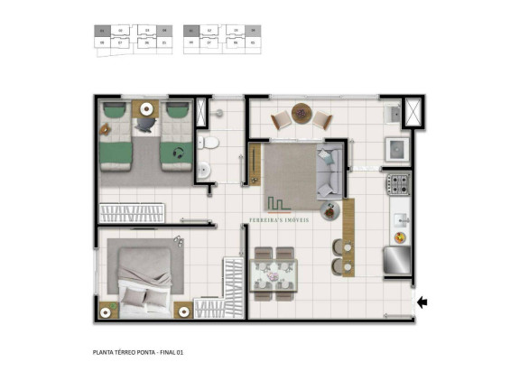 Imagem Cobertura com 2 Quartos à Venda, 94 m² em Fátima - Niterói