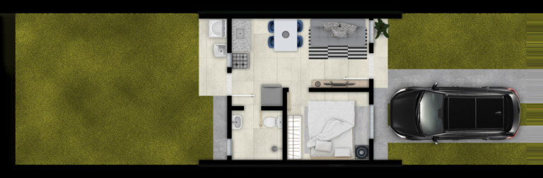 Imagem Casa de Condomínio com 1 Quarto à Venda, 31 m² em Meu Rincão - Cachoeirinha Imagem Casa de Condomínio com 1 Quarto à Venda, 31 m² em Meu Rincão - Cachoeirinha