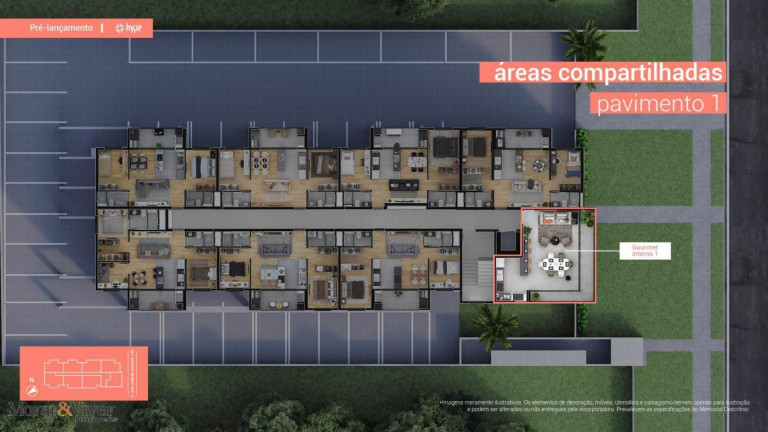 Imagem Apartamento com 3 Quartos à Venda, 65 m² em Boa Vista - Curitiba Imagem Apartamento com 3 Quartos à Venda, 65 m² em Boa Vista - Curitiba