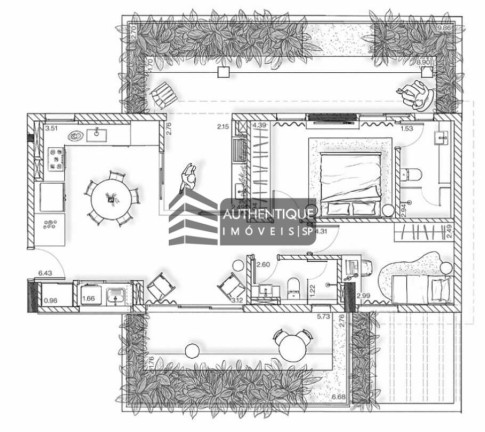 Imagem Apartamento com 2 Quartos à Venda, 156 m² em Itaim Bibi - São Paulo