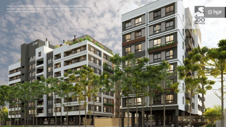 Imagem Apartamento com 1 Quarto à Venda, 27 m² em Novo Mundo - Curitiba